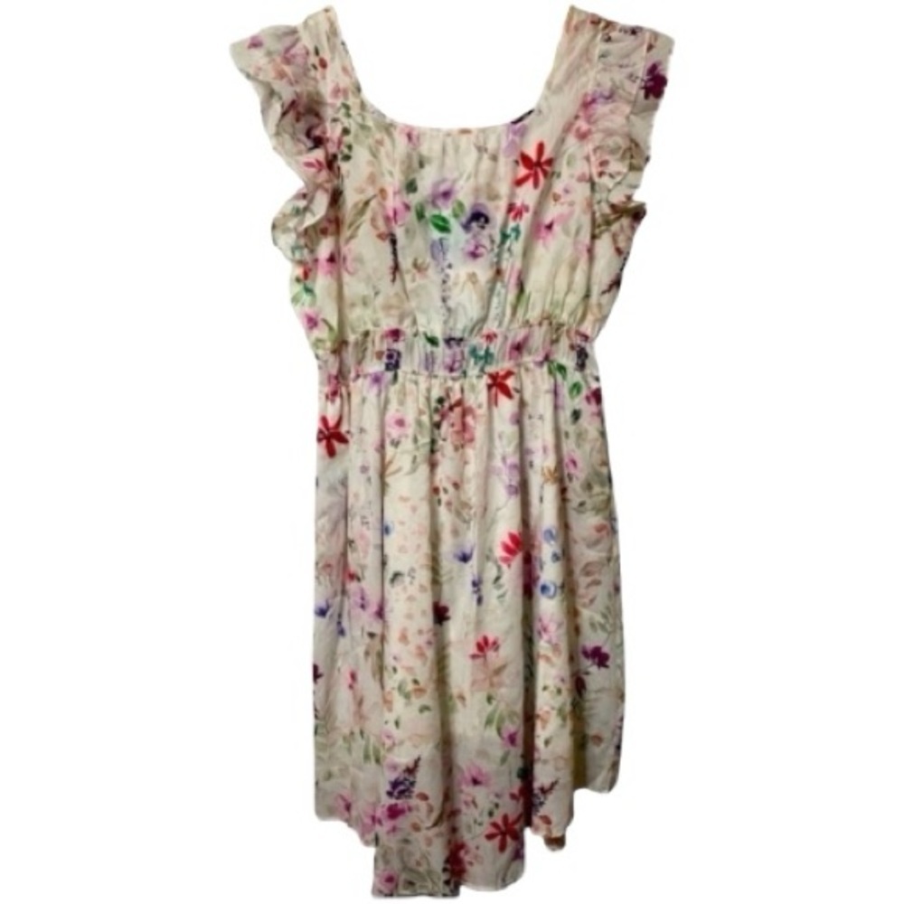 Hayden LA Floral Ruffle Dress, Sz 2X, XXL, Art to wear, Cottagecore, Tiered​,NWT